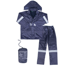 Javlin Polyester Lined PVC Reflective Rain Suit
