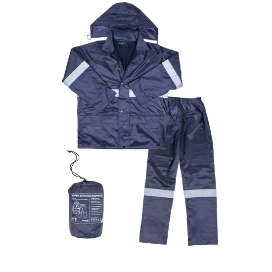 Javlin Polyester Lined PVC Reflective Rain Suit