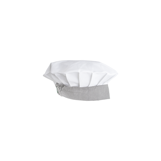 Javlin White & Ligne Noir Chefs Hat