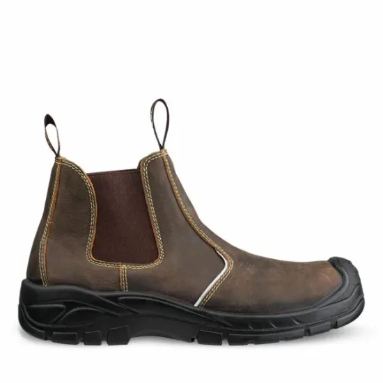 Rebel Anvil Chelsea Boot Brown