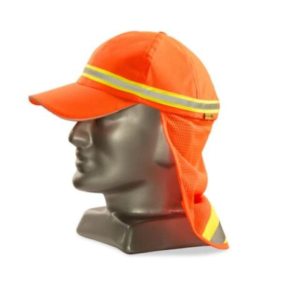 Dromex Reflective Baseball Cap with Neck Protector